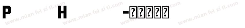 Phlegm Headlines字体转换